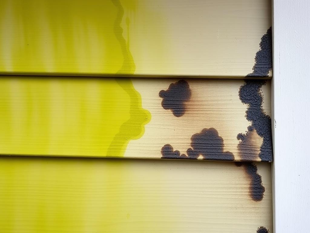 House washing removing algae and mold from home siding in League City