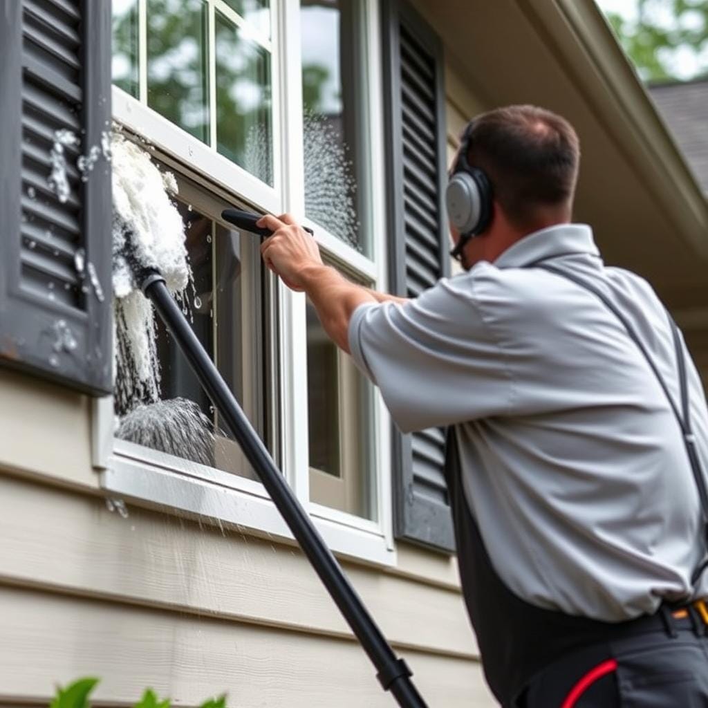 Safe house washing techniques being used to protect property in League City Safe house washing techniques being used to protect property in League City