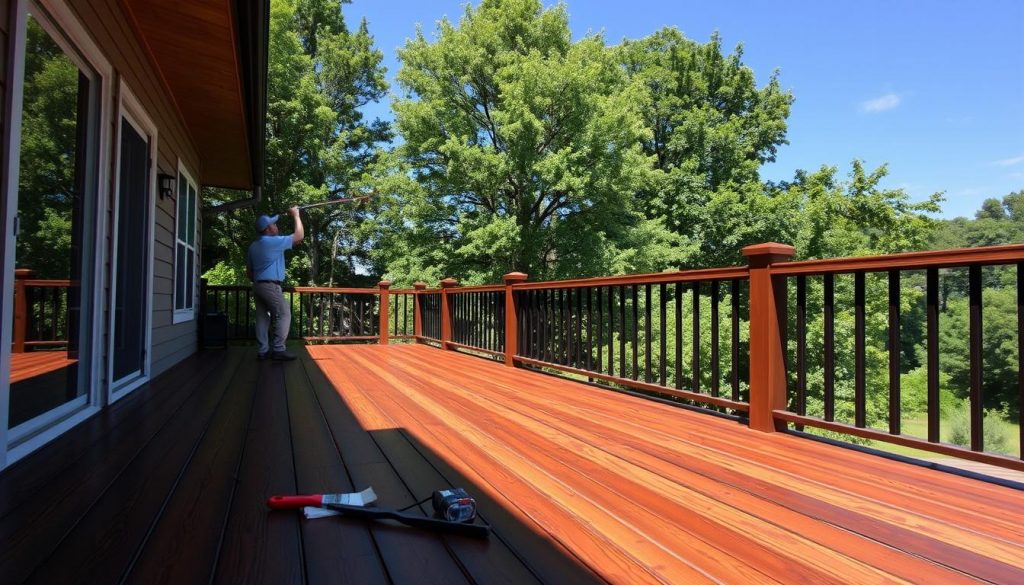 Deck Staining