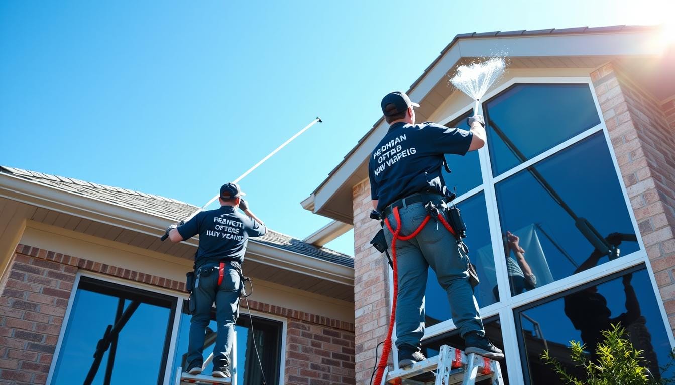 Professional window cleaning service in League City, TX