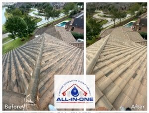 Before and After roof