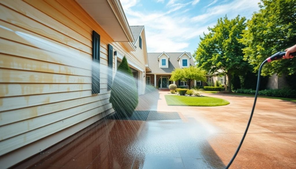 exterior house cleaning