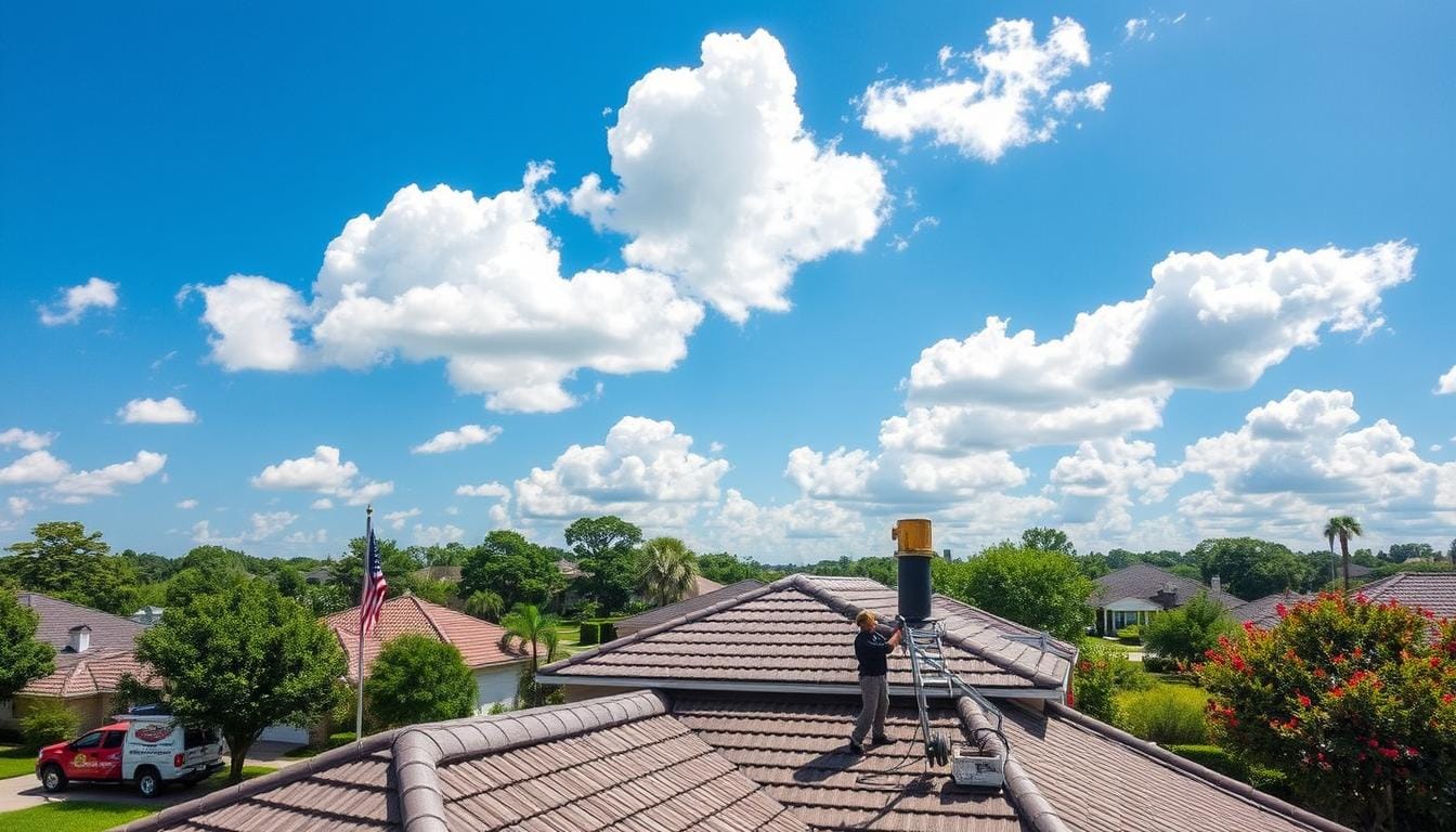 roof cleaning