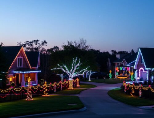 Custom Holiday Lights in League City, TX